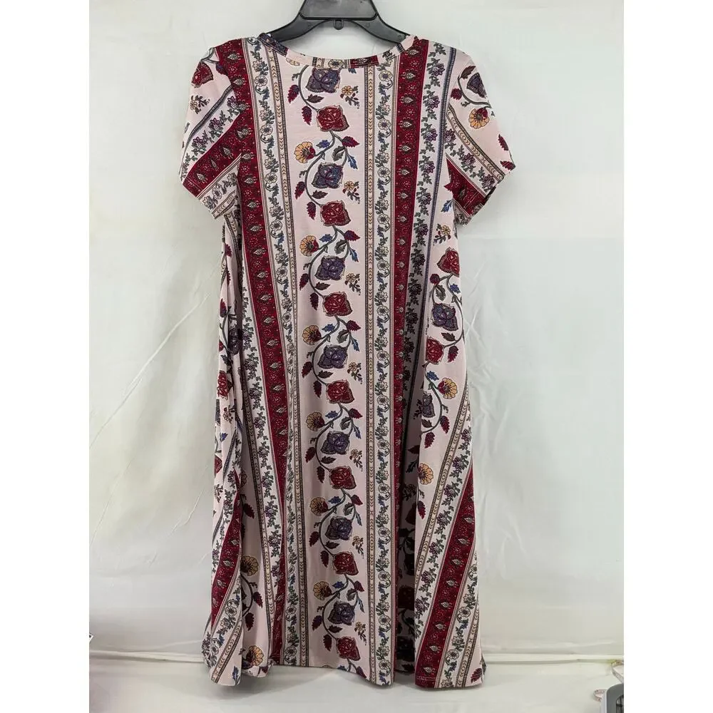 Lularoe Small floral dress with pockets - Picture 2 of 8